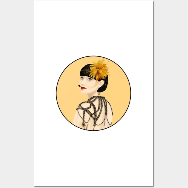 Miss Phryne Fisher Wall Art by acrazyobsession